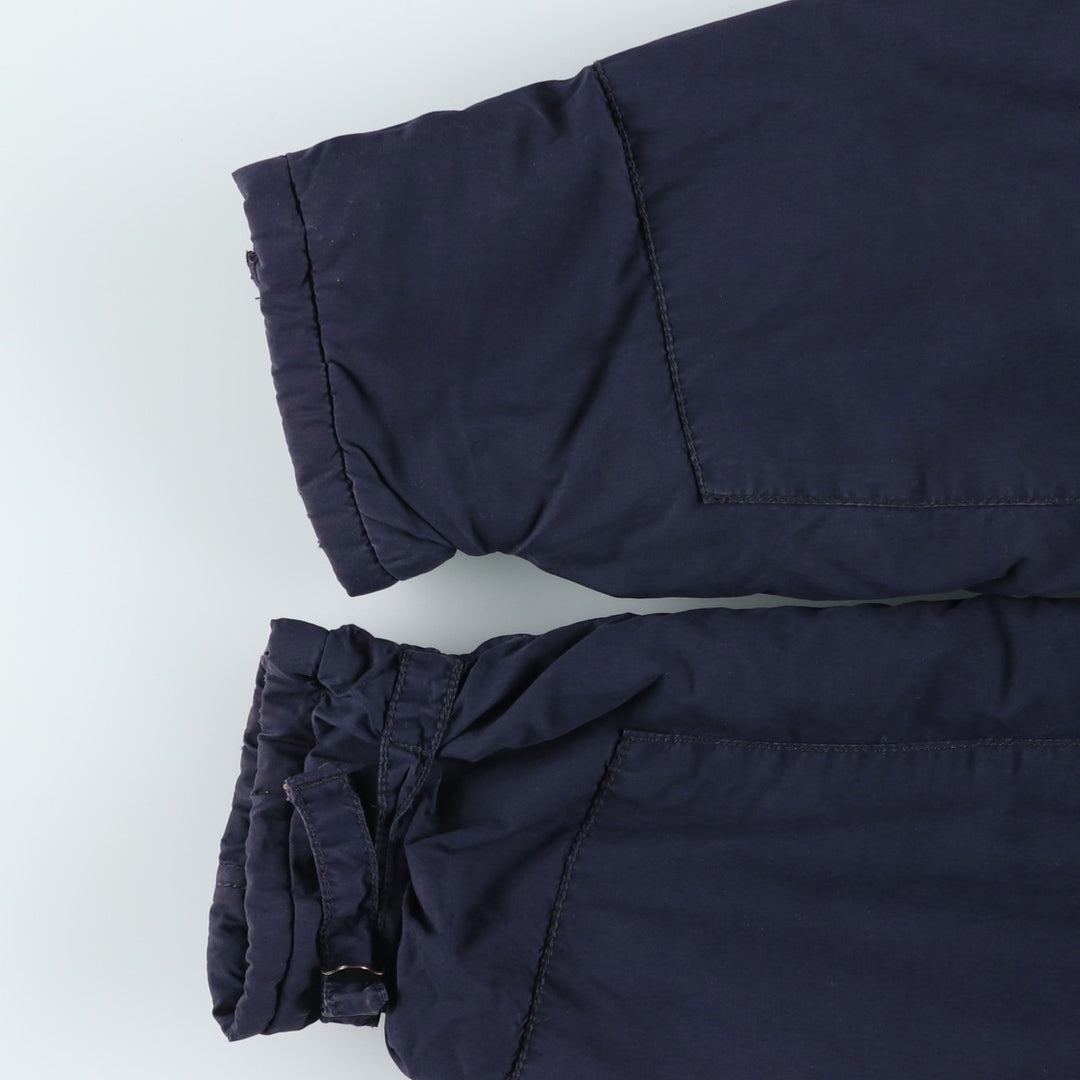 Ralph Lauren DENIM and SUPPLY Men's Padded Parka Puffer Jacket (Size L) cotton navy blue type Vintage Second Hand