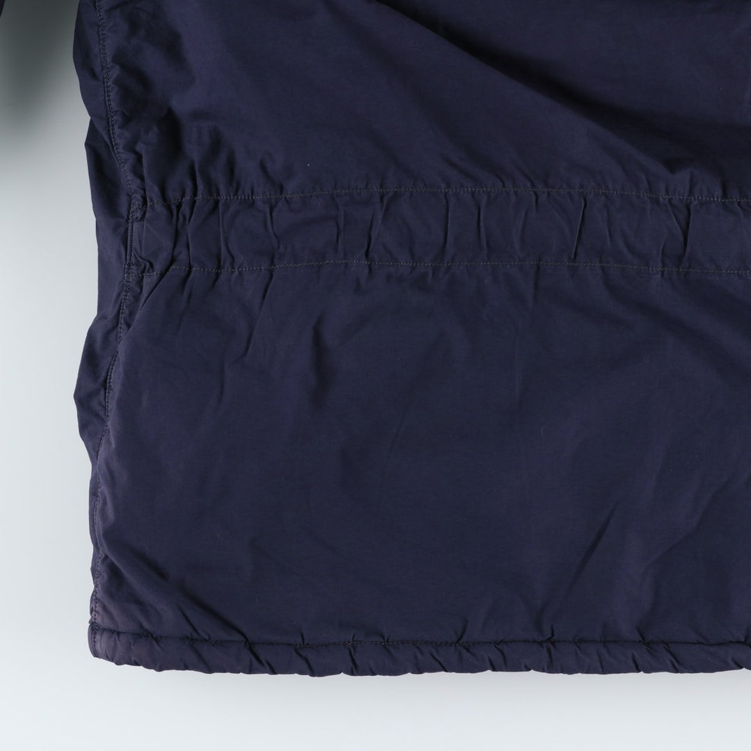Ralph Lauren DENIM and SUPPLY Men's Padded Parka Puffer Jacket (Size L) cotton navy blue type Vintage Second Hand