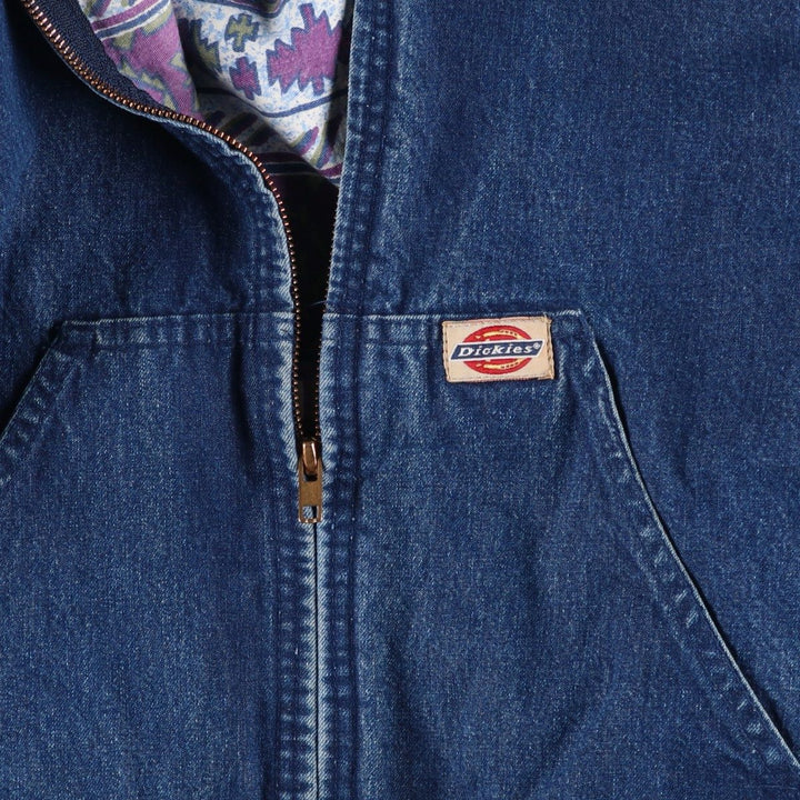 Dickies Active Jacket Denim Parka, Men's Size XL unclear blue type Vintage Second Hand