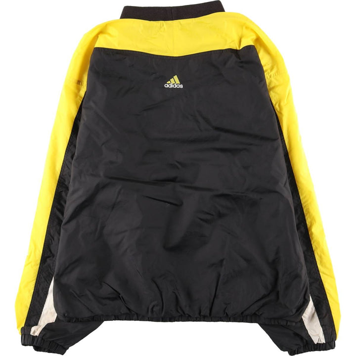 90s-00'S Adidas high-neck nylon pullover, men's XL Nylon yellow type Vintage Second Hand