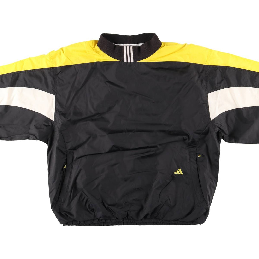 90s-00'S Adidas high-neck nylon pullover, men's XL Nylon yellow type Vintage Second Hand