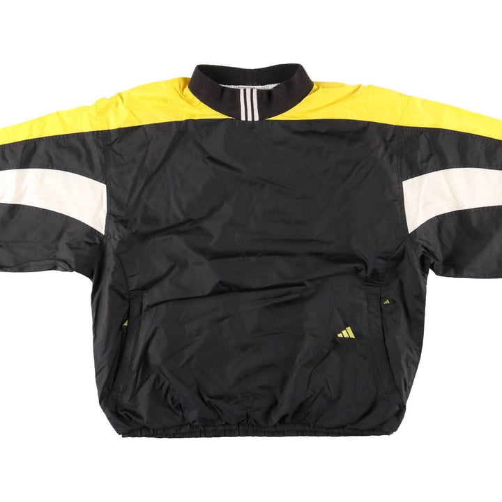 90s-00'S Adidas high-neck nylon pullover, men's XL Nylon yellow type Vintage Second Hand