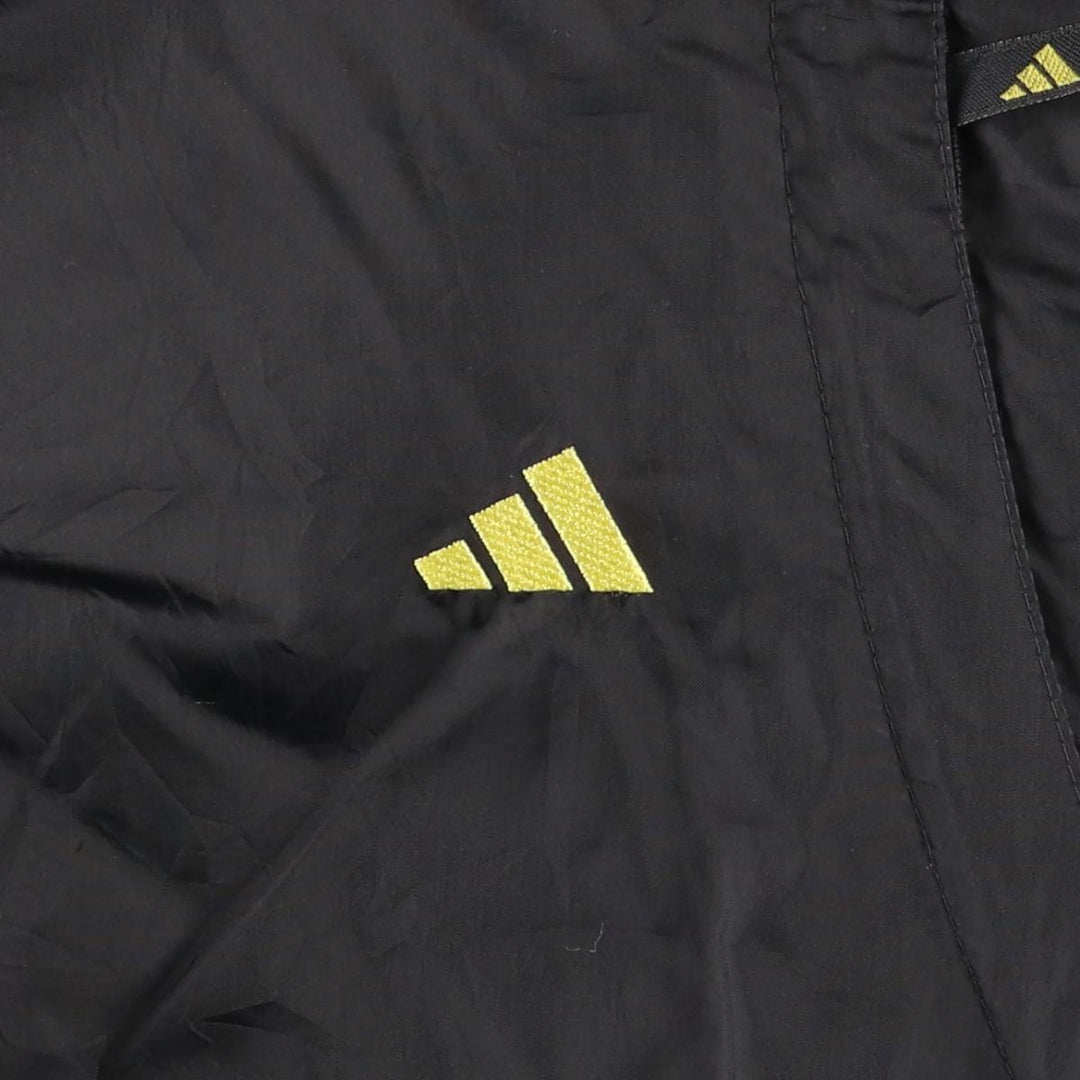 90s-00'S Adidas high-neck nylon pullover, men's XL Nylon yellow type Vintage Second Hand