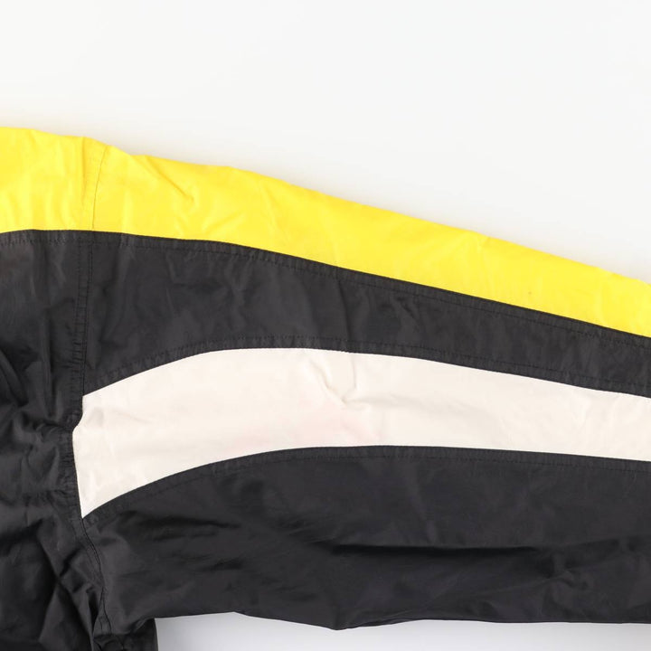 90s-00'S Adidas high-neck nylon pullover, men's XL Nylon yellow type Vintage Second Hand