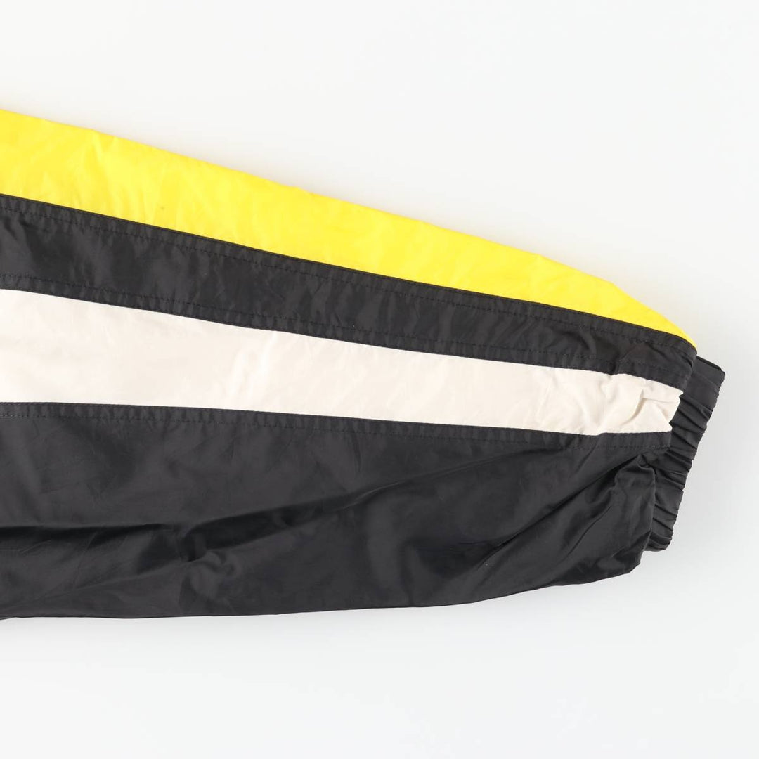 90s-00'S Adidas high-neck nylon pullover, men's XL Nylon yellow type Vintage Second Hand