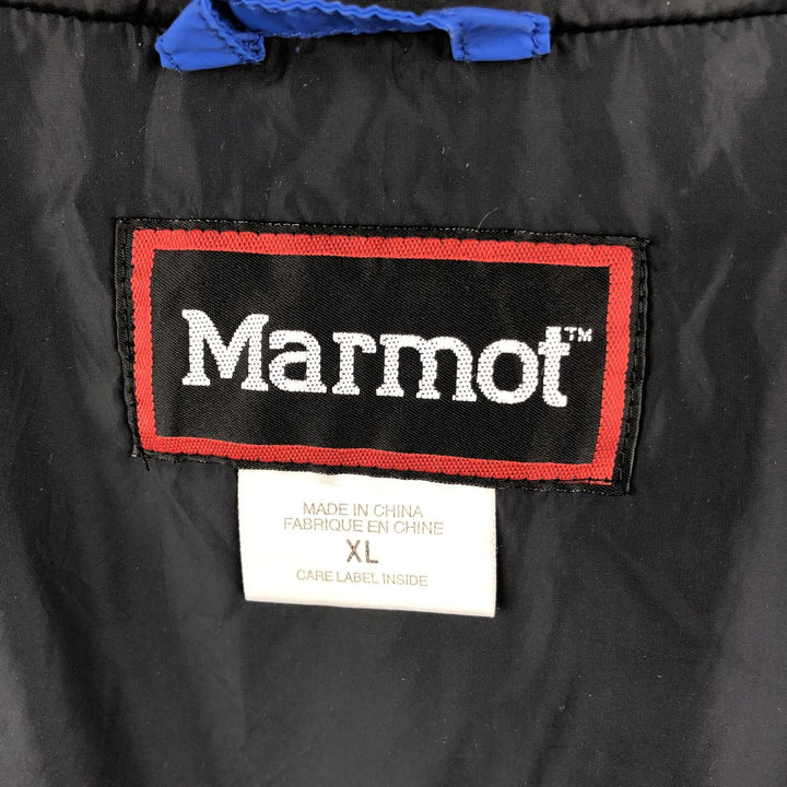90'S Vintage Marmot Padded Puffer Jacket, Men's XL Nylon blue type Vintage Second Hand