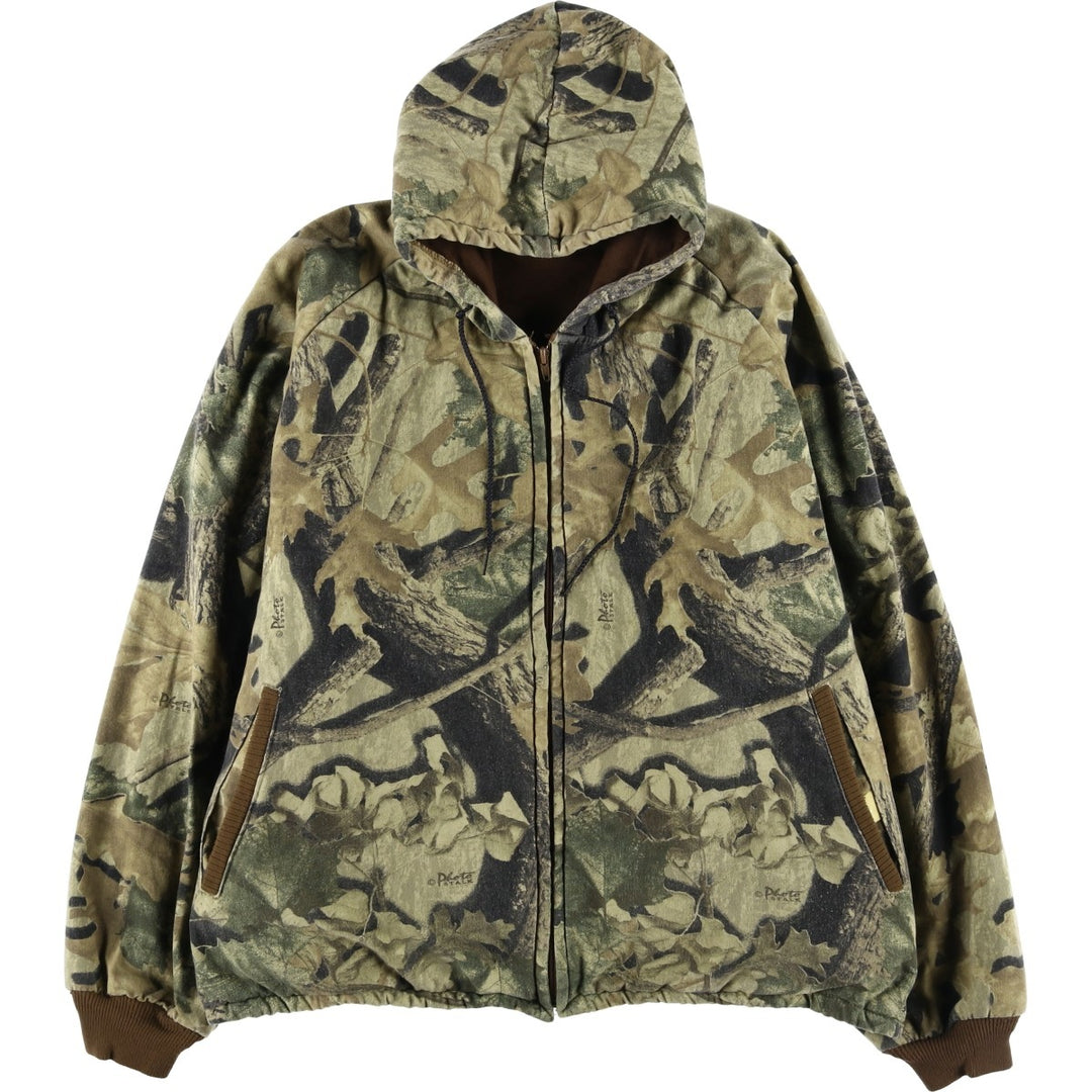 IDEAL Realtree Camo Cotton Parka, Made in USA, Men's XXL, Vintage cotton Khaki type Vintage Second Hand