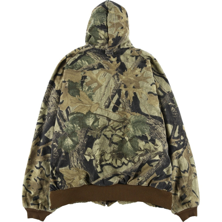 IDEAL Realtree Camo Cotton Parka, Made in USA, Men's XXL, Vintage cotton Khaki type Vintage Second Hand