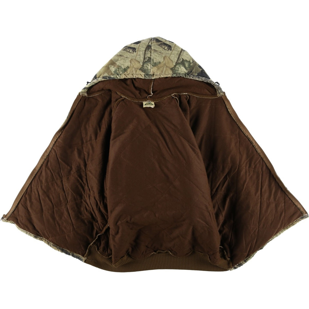 IDEAL Realtree Camo Cotton Parka, Made in USA, Men's XXL, Vintage cotton Khaki type Vintage Second Hand