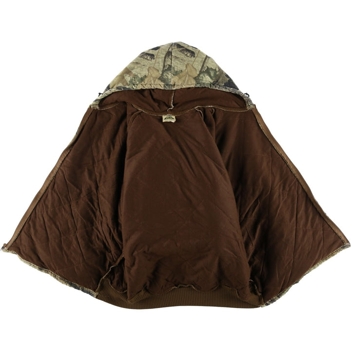 IDEAL Realtree Camo Cotton Parka, Made in USA, Men's XXL, Vintage cotton Khaki type Vintage Second Hand