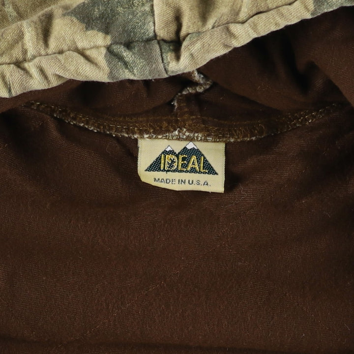 IDEAL Realtree Camo Cotton Parka, Made in USA, Men's XXL, Vintage cotton Khaki type Vintage Second Hand