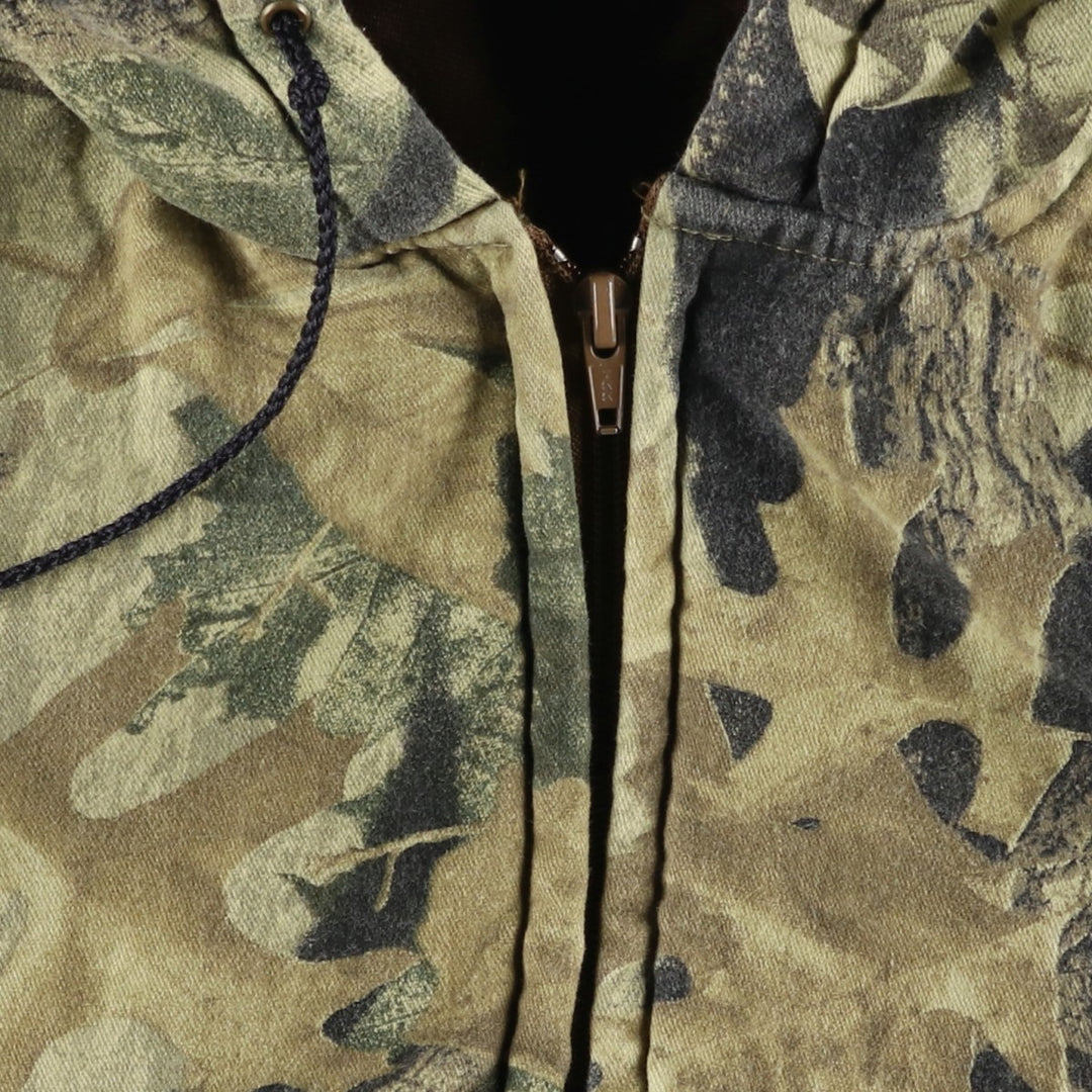 IDEAL Realtree Camo Cotton Parka, Made in USA, Men's XXL, Vintage cotton Khaki type Vintage Second Hand