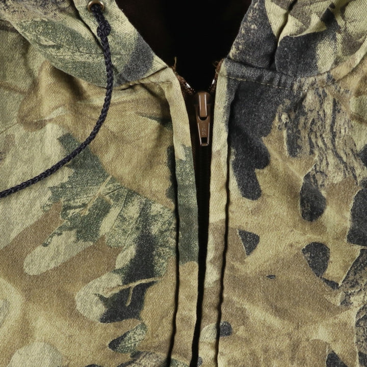 IDEAL Realtree Camo Cotton Parka, Made in USA, Men's XXL, Vintage cotton Khaki type Vintage Second Hand