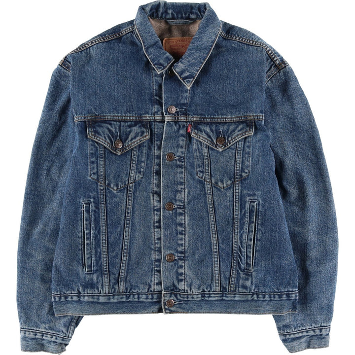 90'S Levi's 71550-0403 Denim Jacket, Men's XL, Vintage cotton blue type Vintage Second Hand