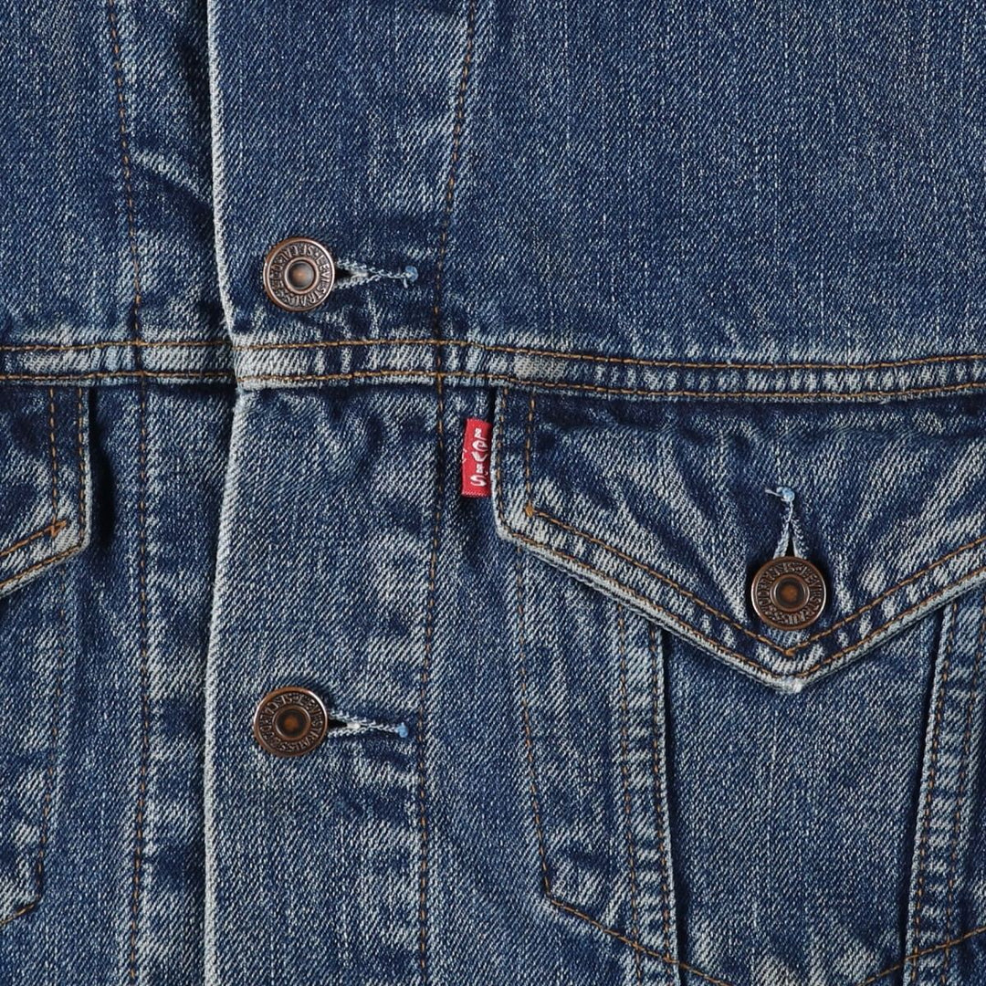 90'S Levi's 71550-0403 Denim Jacket, Men's XL, Vintage cotton blue type Vintage Second Hand
