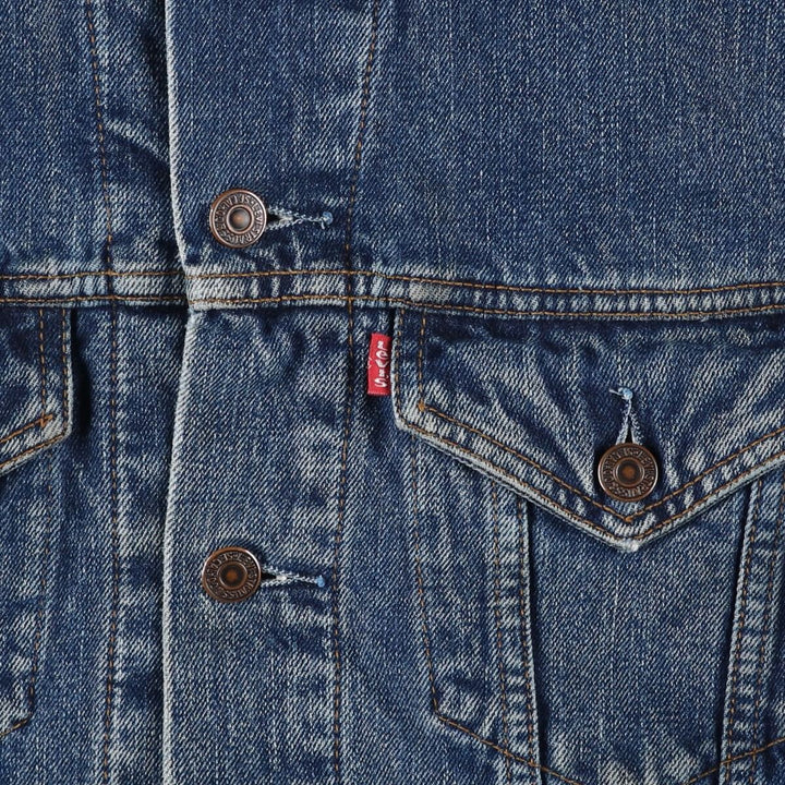 90'S Levi's 71550-0403 Denim Jacket, Men's XL, Vintage cotton blue type Vintage Second Hand