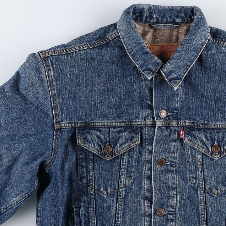 90'S Levi's 71550-0403 Denim Jacket, Men's XL, Vintage cotton blue type Vintage Second Hand