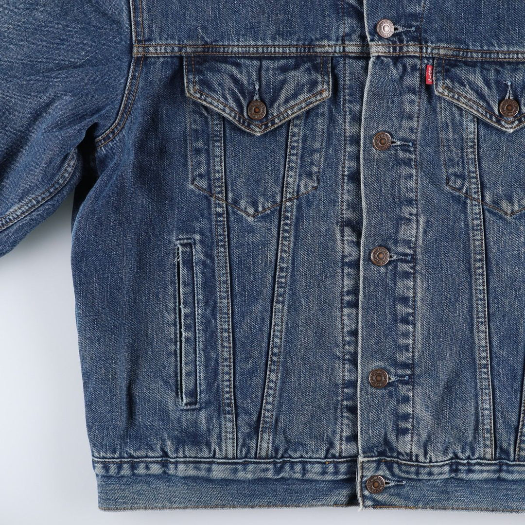 90'S Levi's 71550-0403 Denim Jacket, Men's XL, Vintage cotton blue type Vintage Second Hand