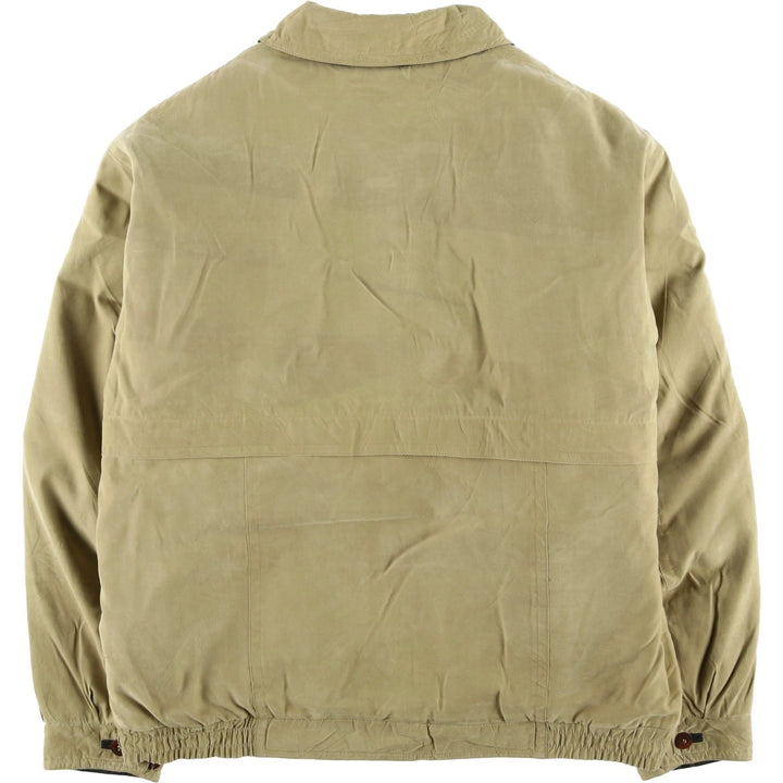 Vintage 70s-80'S LLBean Goose Down Jacket, Men's Size Medium polyester Beige type Vintage Second Hand