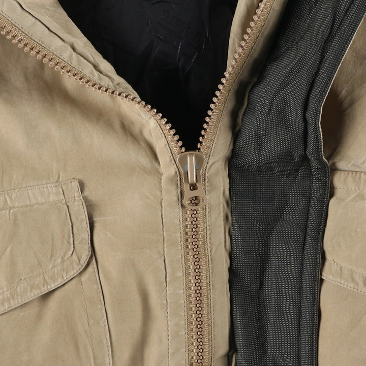 Vintage 70s-80'S LLBean Goose Down Jacket, Men's Size Medium polyester Beige type Vintage Second Hand
