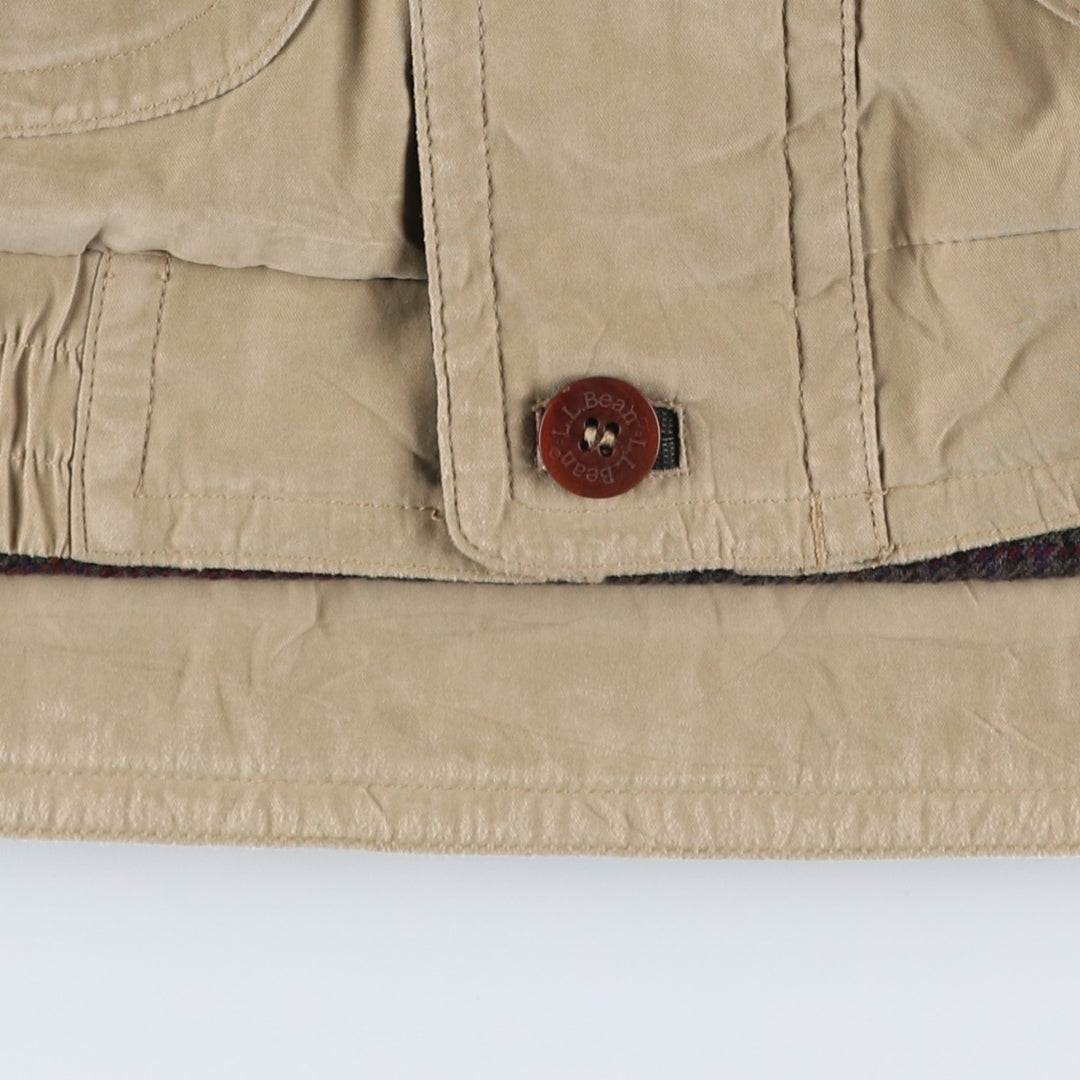 Vintage 70s-80'S LLBean Goose Down Jacket, Men's Size Medium polyester Beige type Vintage Second Hand