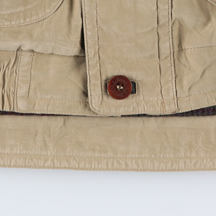 Vintage 70s-80'S LLBean Goose Down Jacket, Men's Size Medium polyester Beige type Vintage Second Hand
