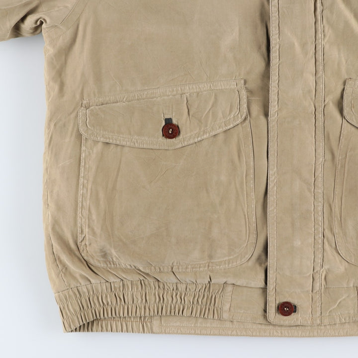 Vintage 70s-80'S LLBean Goose Down Jacket, Men's Size Medium polyester Beige type Vintage Second Hand