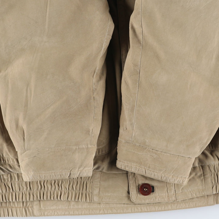 Vintage 70s-80'S LLBean Goose Down Jacket, Men's Size Medium polyester Beige type Vintage Second Hand