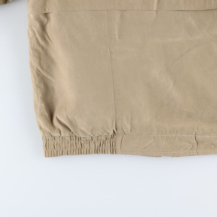 Vintage 70s-80'S LLBean Goose Down Jacket, Men's Size Medium polyester Beige type Vintage Second Hand
