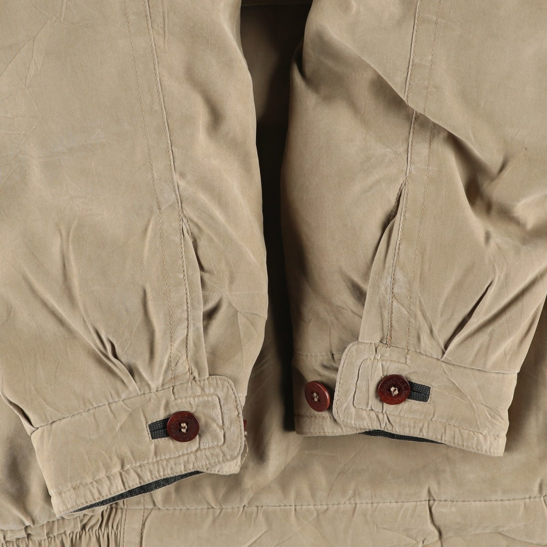 Vintage 70s-80'S LLBean Goose Down Jacket, Men's Size Medium polyester Beige type Vintage Second Hand