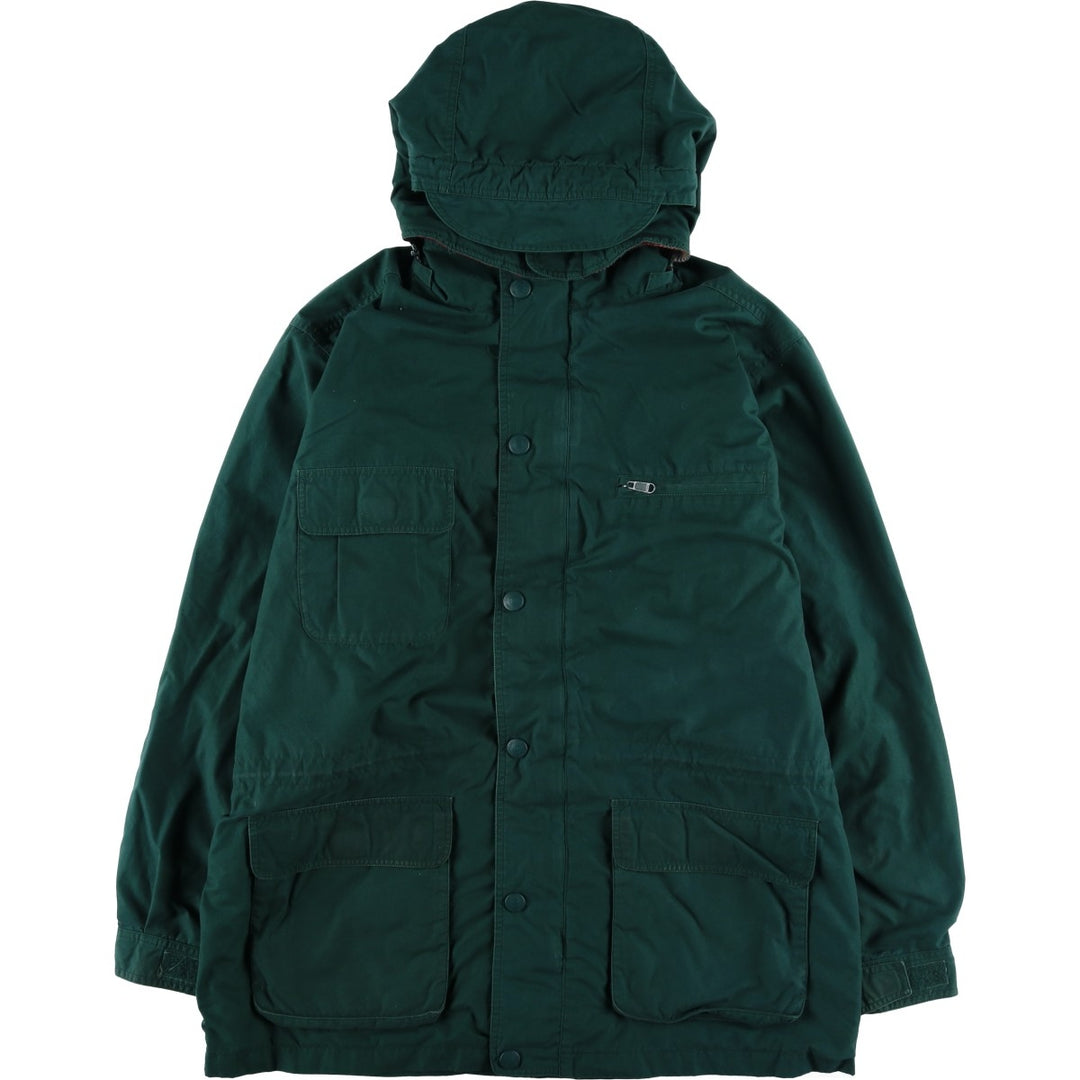 Eddie Bauer Mountain Parka Shell Jacket, Men's Size L polyester green type Vintage Second Hand