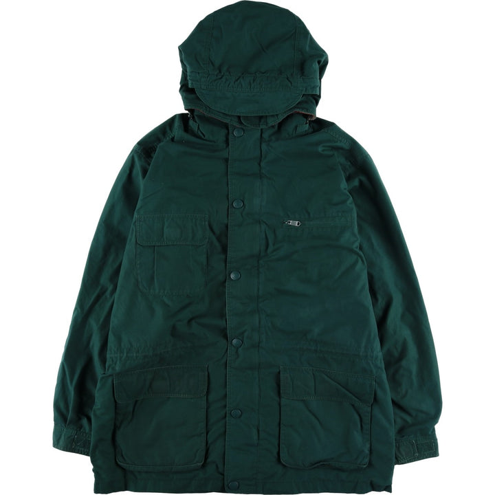 Eddie Bauer Mountain Parka Shell Jacket, Men's Size L polyester green type Vintage Second Hand