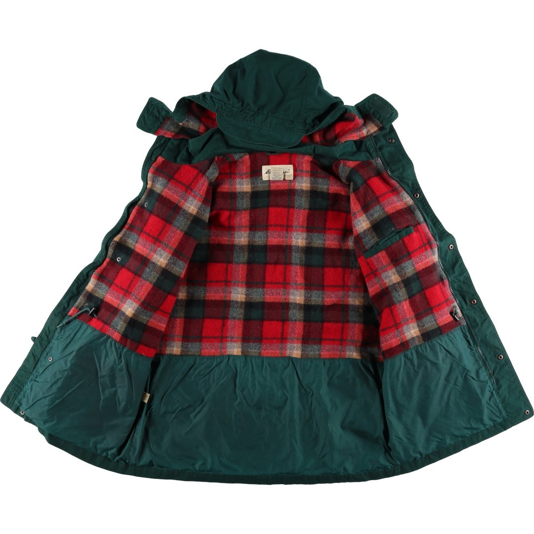 Eddie Bauer Mountain Parka Shell Jacket, Men's Size L polyester green type Vintage Second Hand