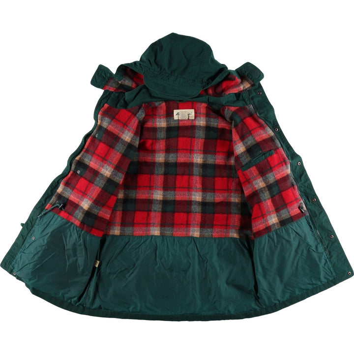 Eddie Bauer Mountain Parka Shell Jacket, Men's Size L polyester green type Vintage Second Hand