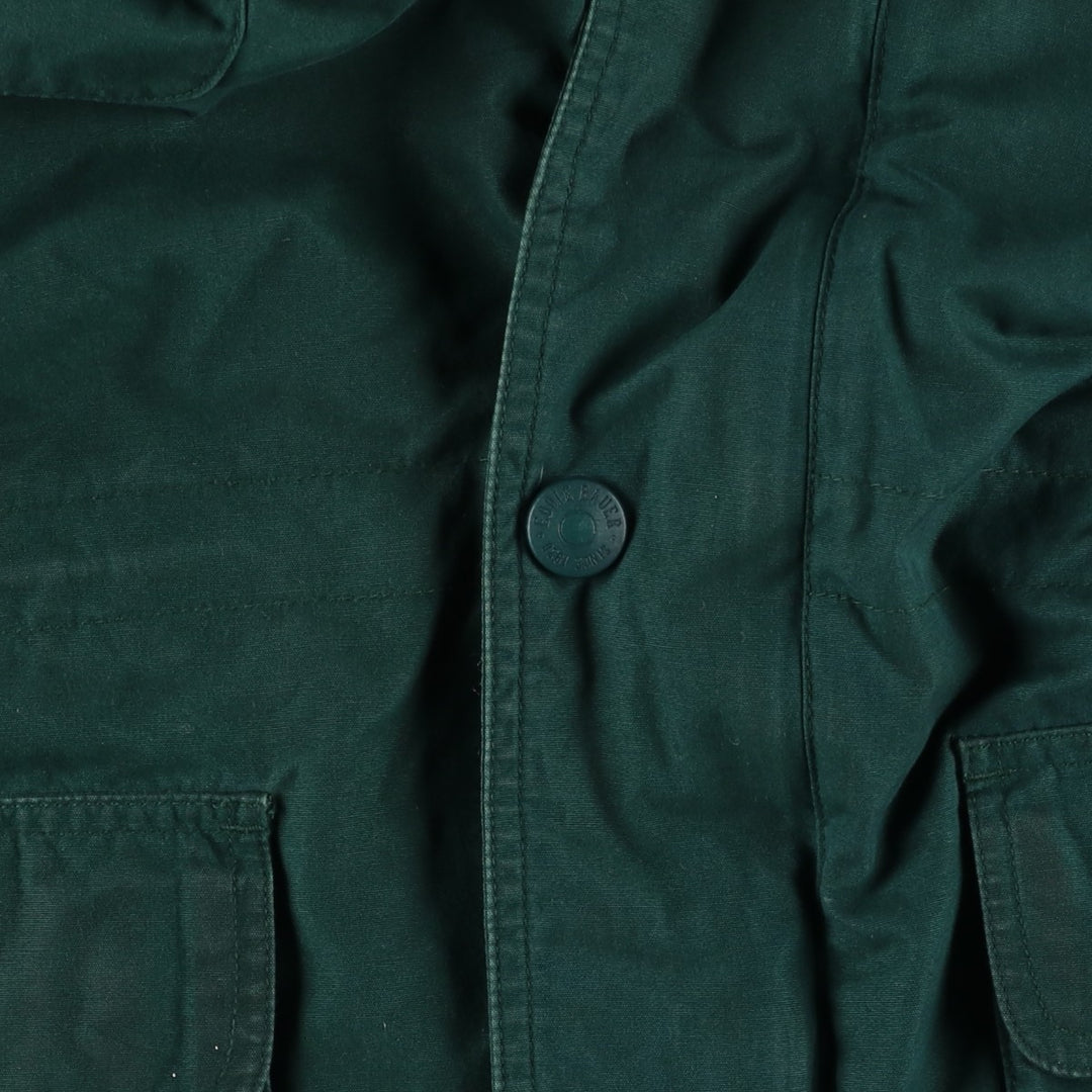 Eddie Bauer Mountain Parka Shell Jacket, Men's Size L polyester green type Vintage Second Hand