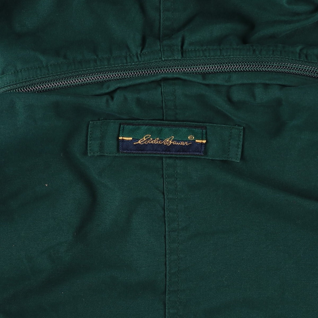Eddie Bauer Mountain Parka Shell Jacket, Men's Size L polyester green type Vintage Second Hand