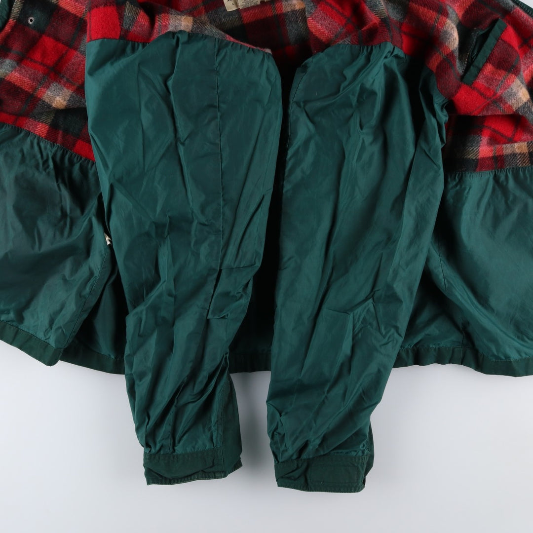 Eddie Bauer Mountain Parka Shell Jacket, Men's Size L polyester green type Vintage Second Hand