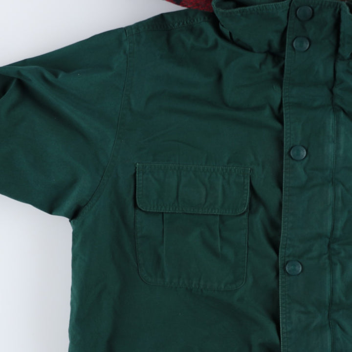 Eddie Bauer Mountain Parka Shell Jacket, Men's Size L polyester green type Vintage Second Hand