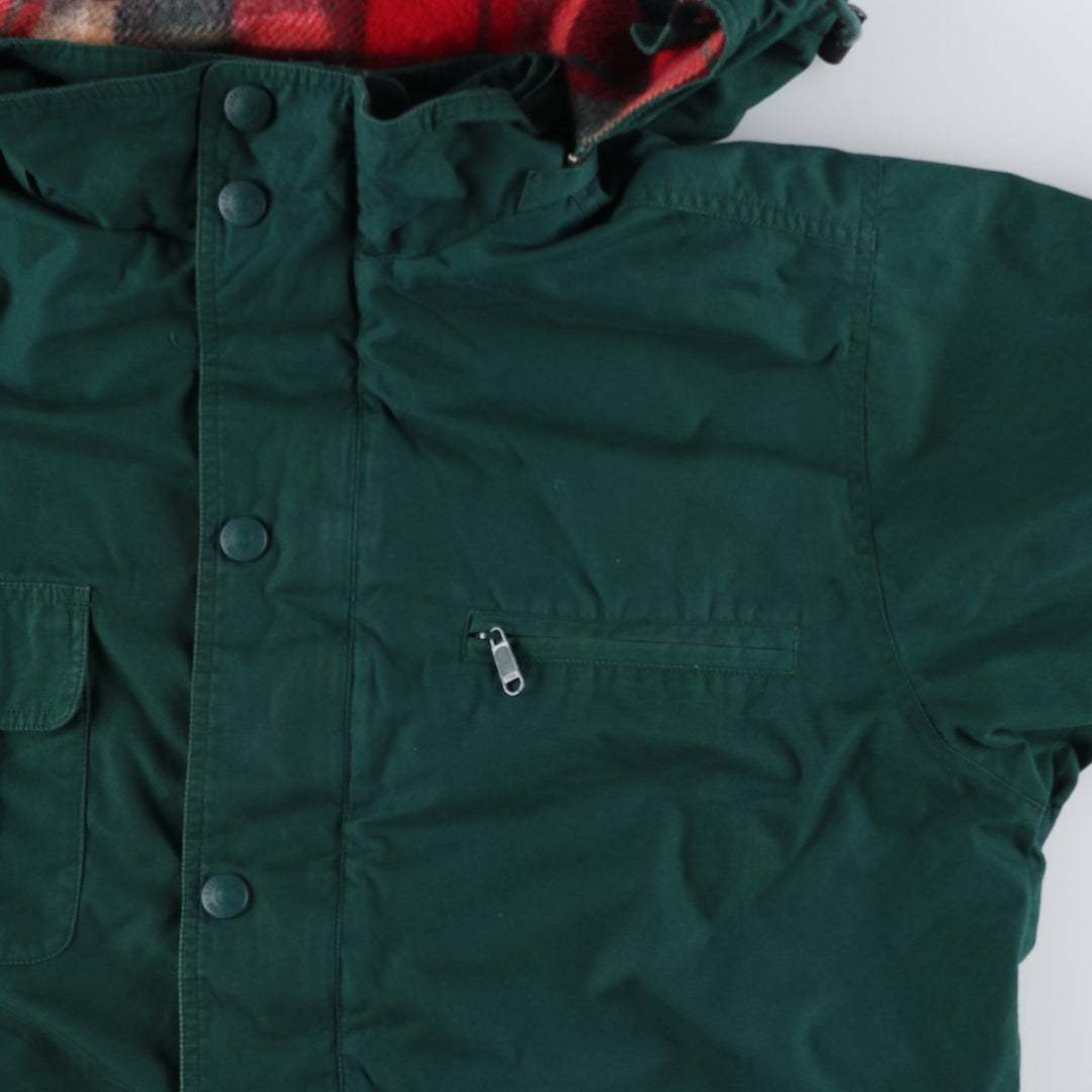Eddie Bauer Mountain Parka Shell Jacket, Men's Size L polyester green type Vintage Second Hand