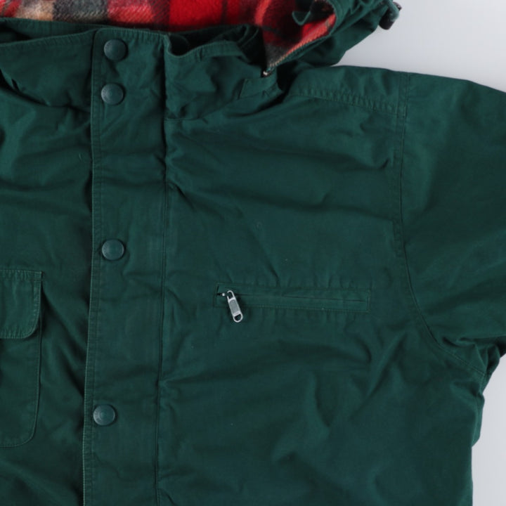 Eddie Bauer Mountain Parka Shell Jacket, Men's Size L polyester green type Vintage Second Hand