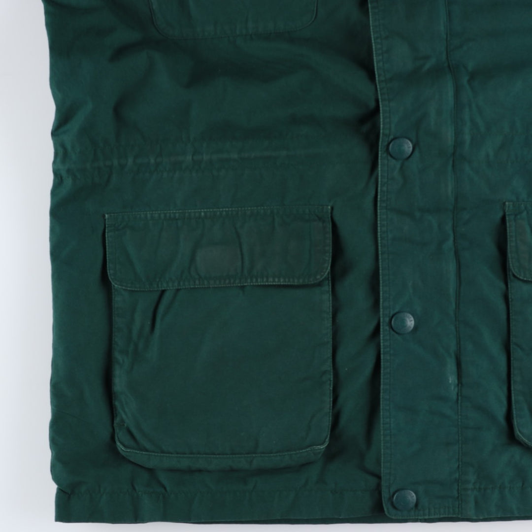 Eddie Bauer Mountain Parka Shell Jacket, Men's Size L polyester green type Vintage Second Hand