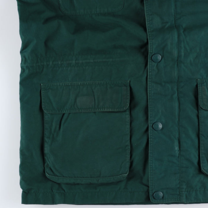 Eddie Bauer Mountain Parka Shell Jacket, Men's Size L polyester green type Vintage Second Hand