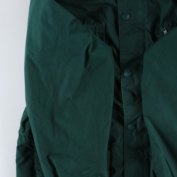 Eddie Bauer Mountain Parka Shell Jacket, Men's Size L polyester green type Vintage Second Hand