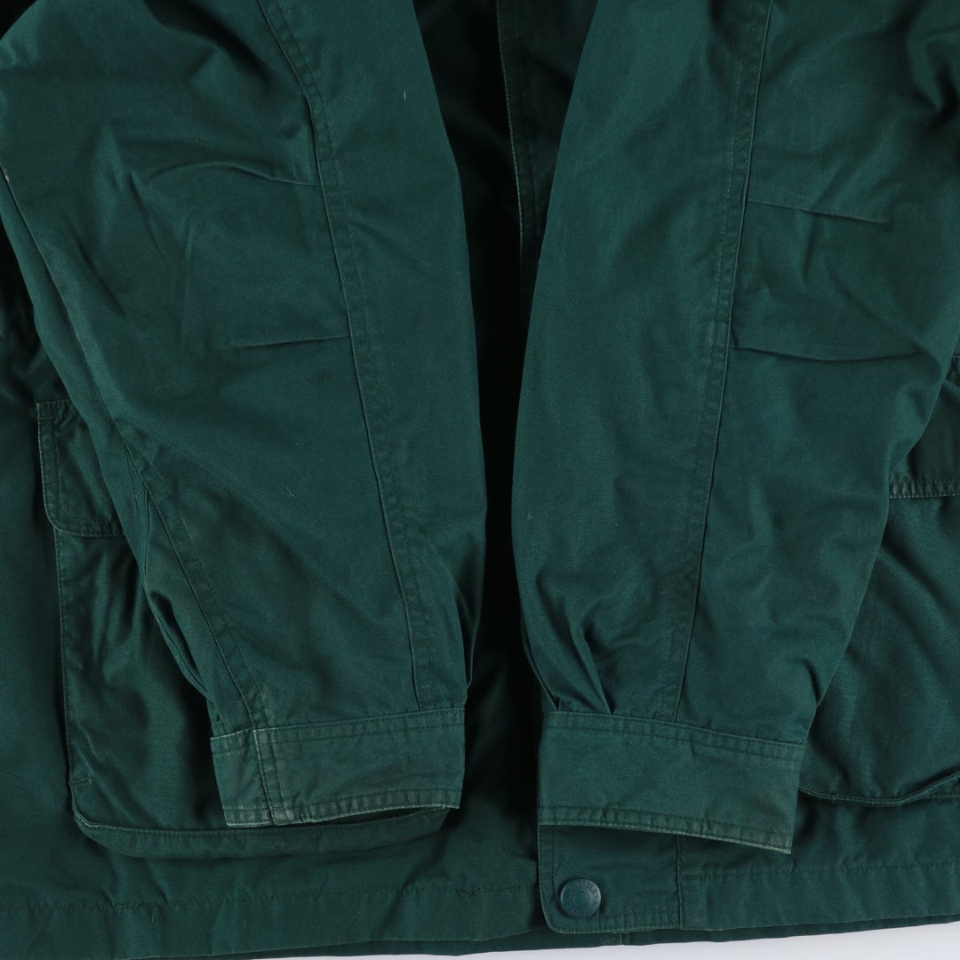 Eddie Bauer Mountain Parka Shell Jacket, Men's Size L polyester green type Vintage Second Hand