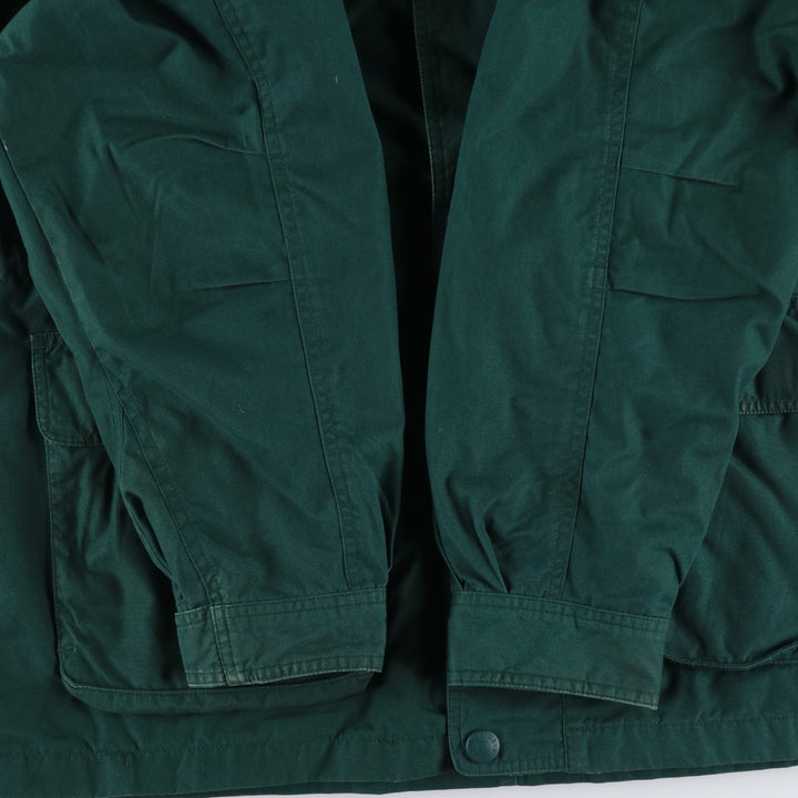Eddie Bauer Mountain Parka Shell Jacket, Men's Size L polyester green type Vintage Second Hand