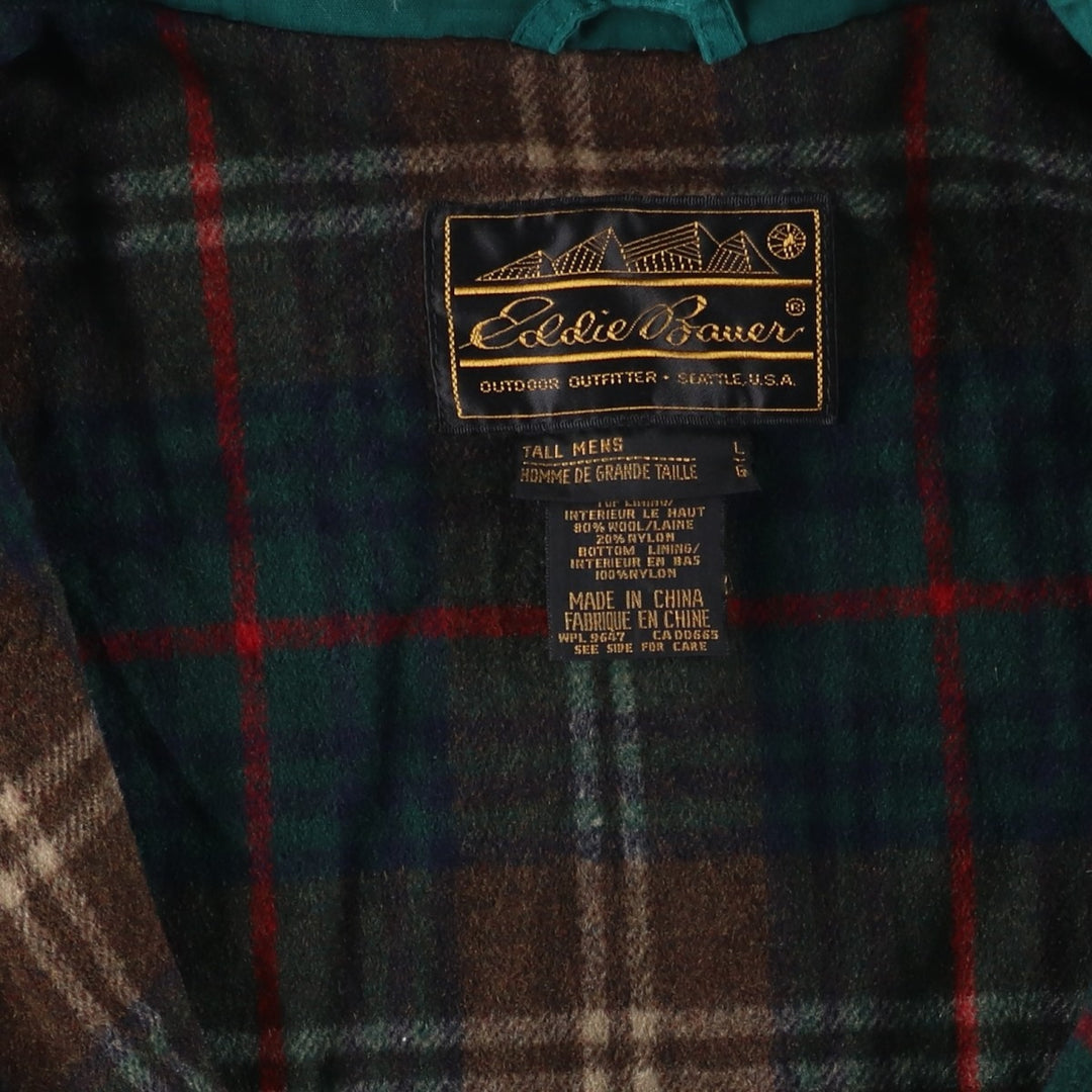 80s-90'S Eddie Bauer Black Tag Mountain Jacket Shell Jacket Men's L Size Vintage polyester green type Vintage Second Hand