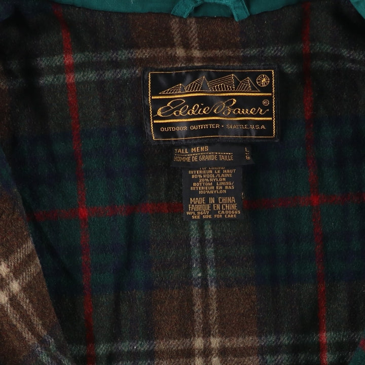 80s-90'S Eddie Bauer Black Tag Mountain Jacket Shell Jacket Men's L Size Vintage polyester green type Vintage Second Hand
