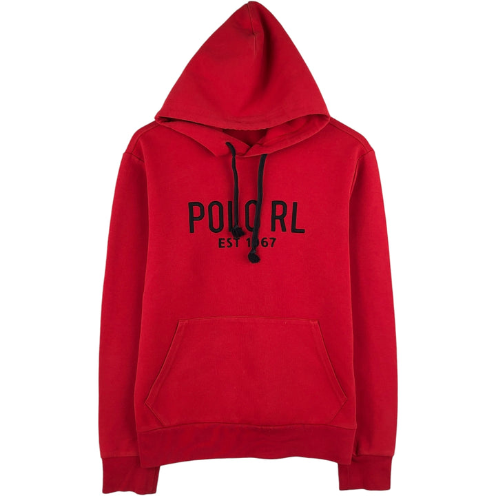 Ralph Lauren POLO RALPH LAUREN Sweatshirt pullover hoodie, men's size M unclear red type Vintage Second Hand