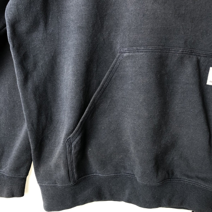 Carhartt ORIGINAL FIT sweatshirt pullover hoodie, men's XL size cotton navy blue type Vintage Second Hand