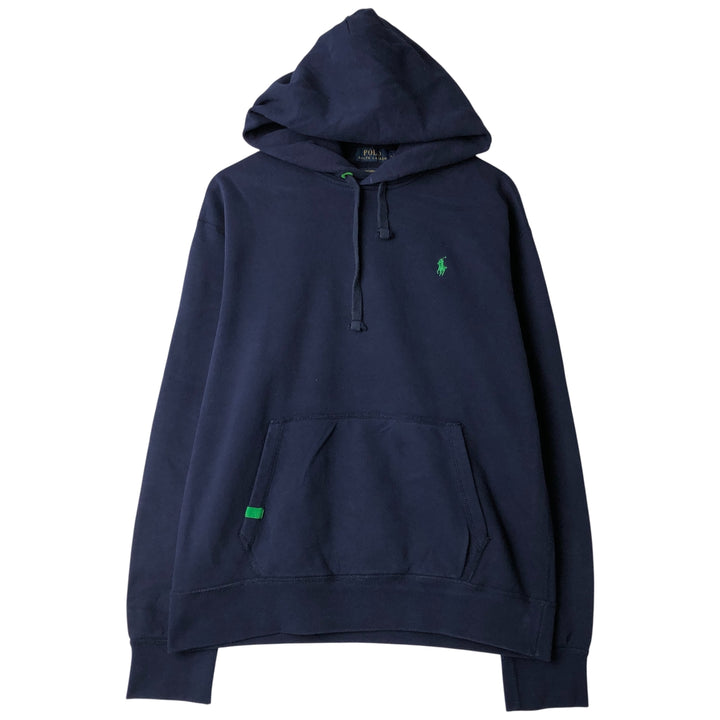 Ralph Lauren POLO RALPH LAUREN PERFORMANCE pullover sweatshirt, men's size L cotton navy blue type Vintage Second Hand